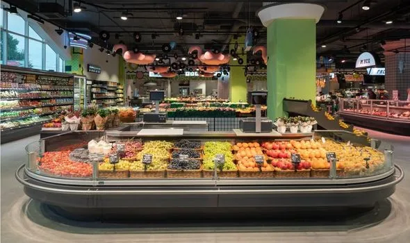 Cool Design Supermarket Combined Island Freezer for Frozen Food