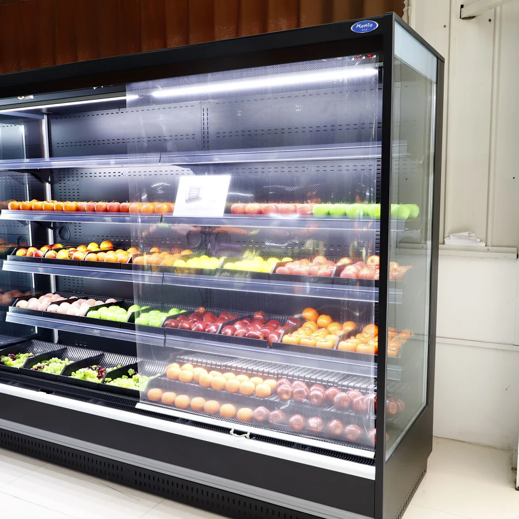 1.2m Multideck Open Cooler for Supermarket Refrigeration Equipment