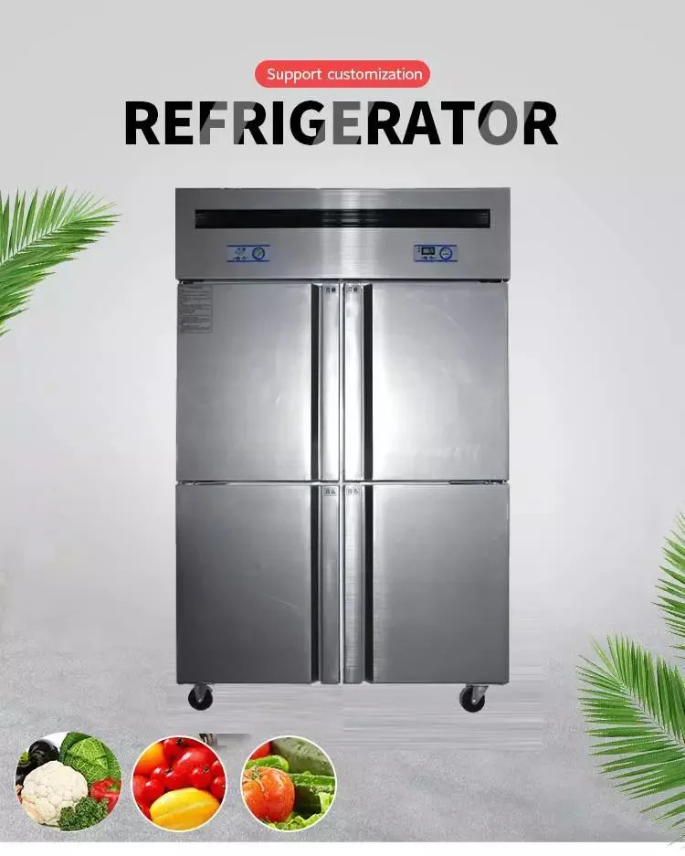 Manufacturers Commercial Display Refrigerator Fridges 4 Doors Vertical Freezer