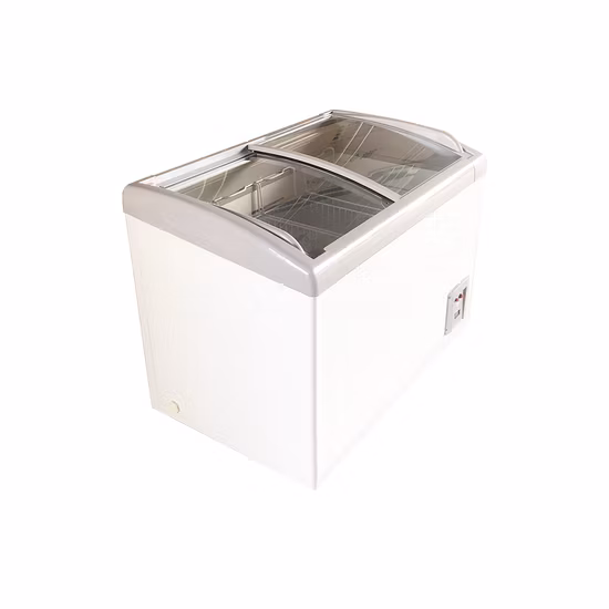 SD/Sc-258y Commercial Glass Door Display Showcase Chest Freezer