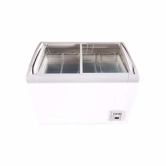 SD/Sc-258y Commercial Glass Door Display Showcase Chest Freezer