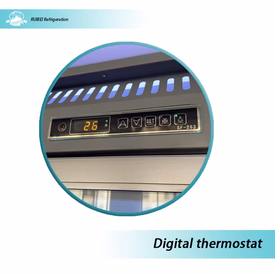 Upright Triple Glass Door Freezer Commercial Refrigerator Display Freezer Ice Cream Freezer Mini Fridge