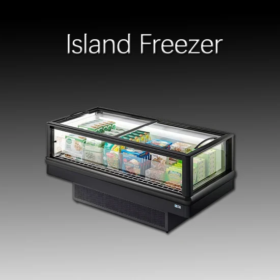Cool Design Island Freezer Supermarket Island Freezer