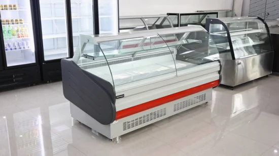 Phiyond Ssg-a Supermarket Meat Beef Seafood Display Freezer Deli Showcase Meat Fridge