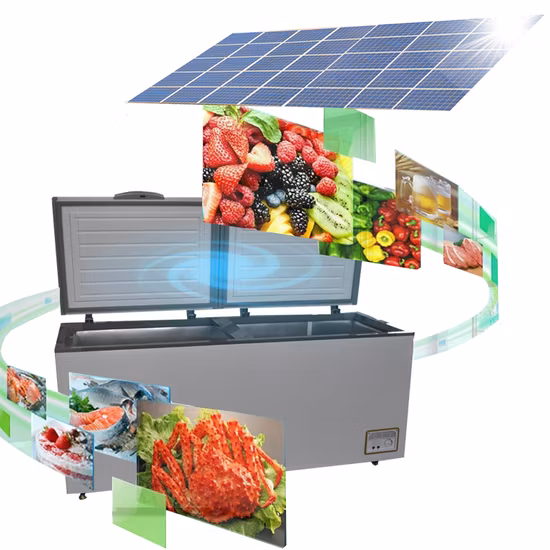 High Quantity Solar Chest Deep Freezer
