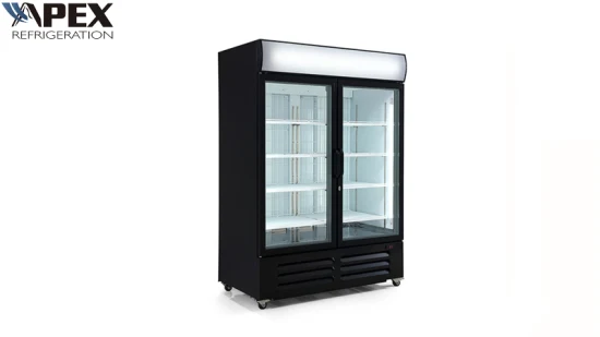 USA Customize Restaurant Ice Cream Freezer Showcase Display Vertical Freezer