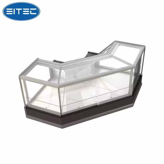 Commercial Refrigerator Freezer Meat Deli Flat Showcase