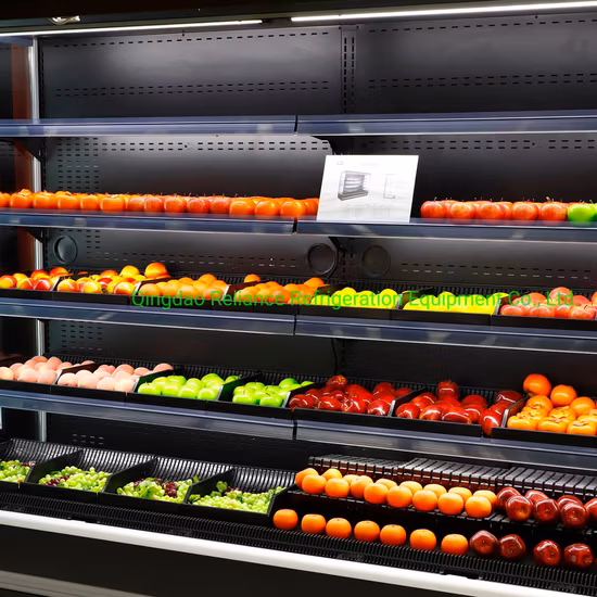 1.2m Multideck Open Cooler for Supermarket Refrigeration Equipment