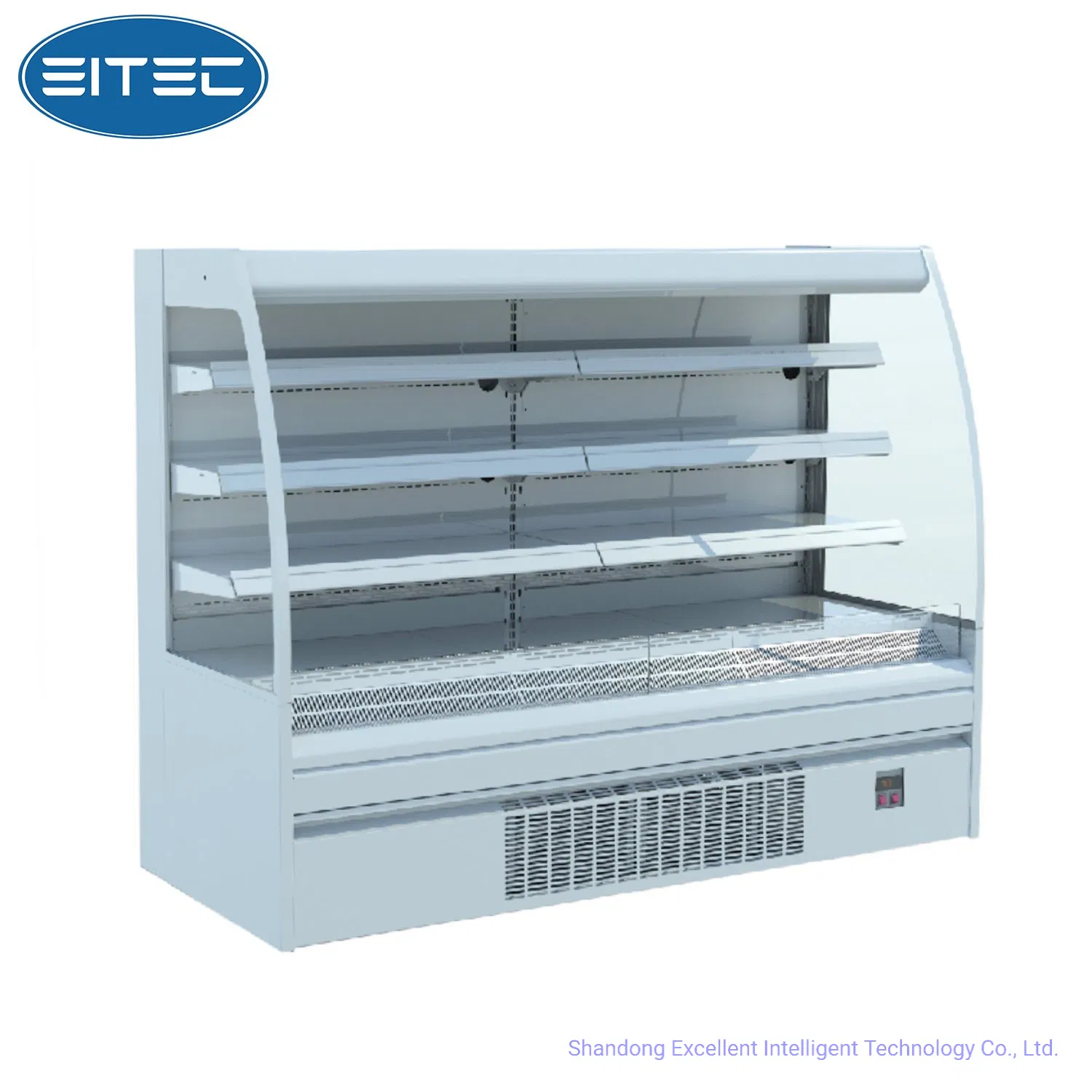 Open-Front Refrigerated Display Vertical Mult Decl Fridge Freezers Refrigerator for Vegetable Fruit