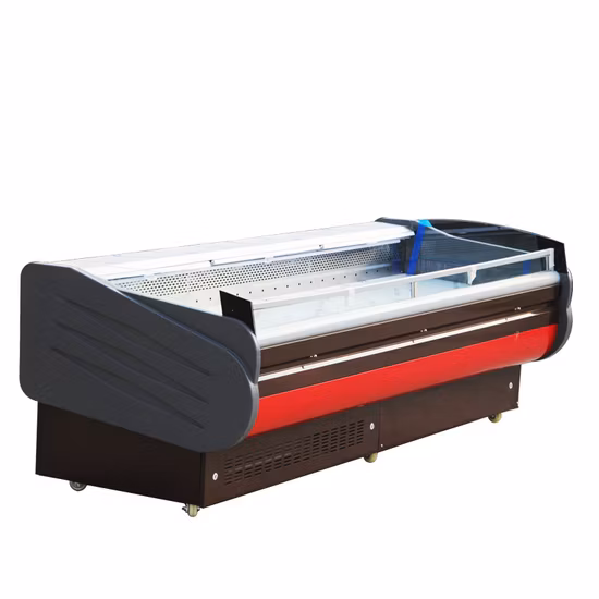 Air-Cooled Circulation Deli Food Display Cooler Meat Display Counter Refrigerator